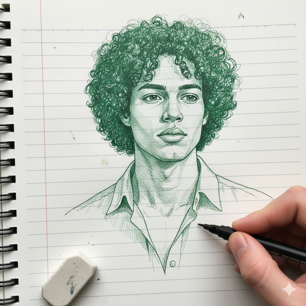 Create Realistic Ink Sketch Art with AI Prompts