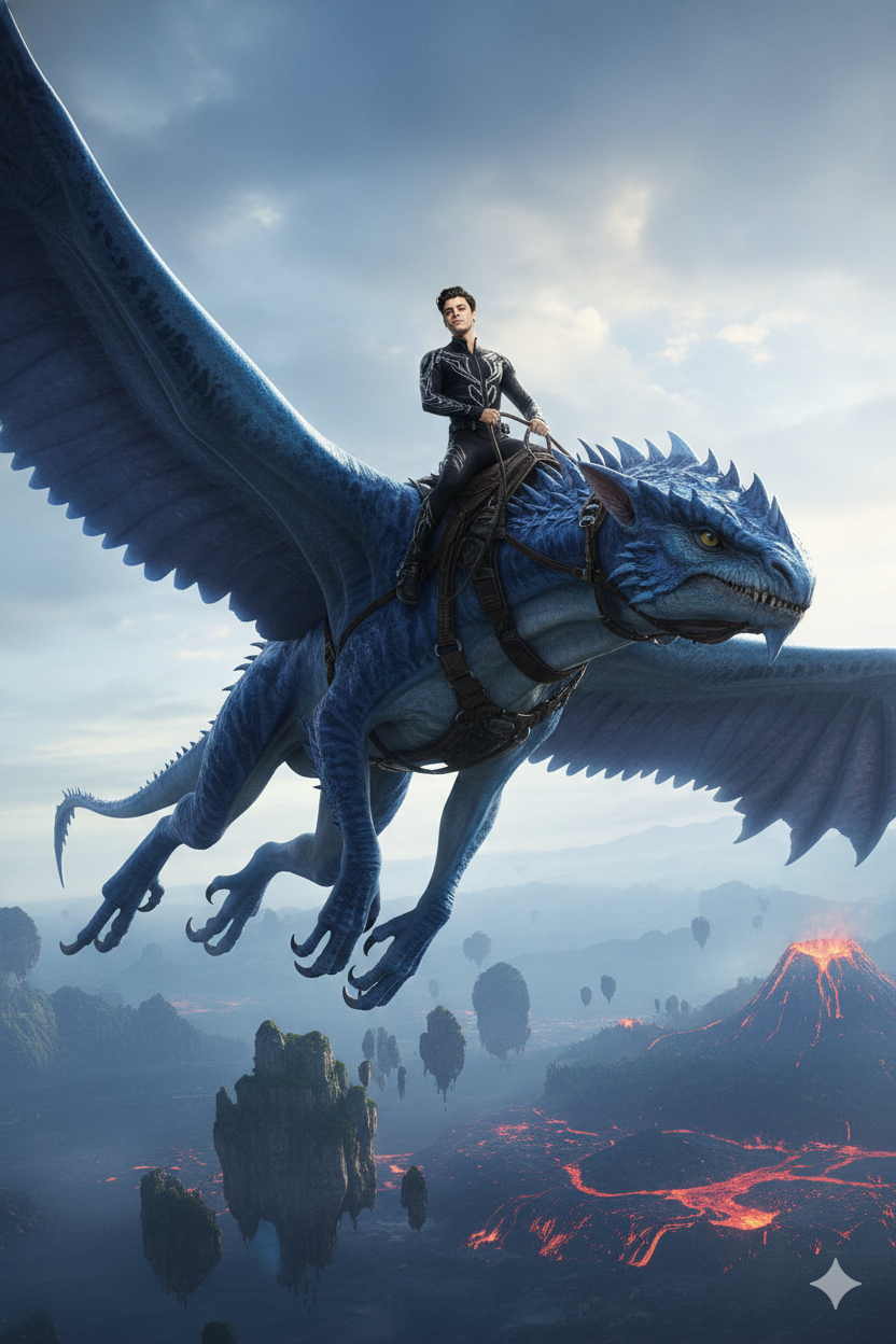 Riding the Toruk Above Pandora