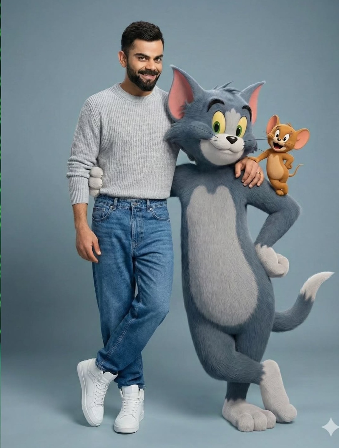 Hyper-Realistic Tom & Jerry Duo Portrait Prompt (Face Preserved)