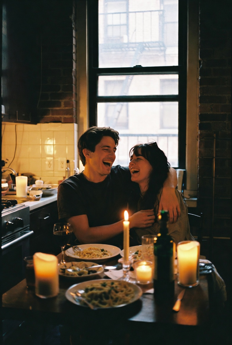 candid, documentary-style photograph, Film grain present. Shot on Kodak Portrait, 400 film, 35mm lens