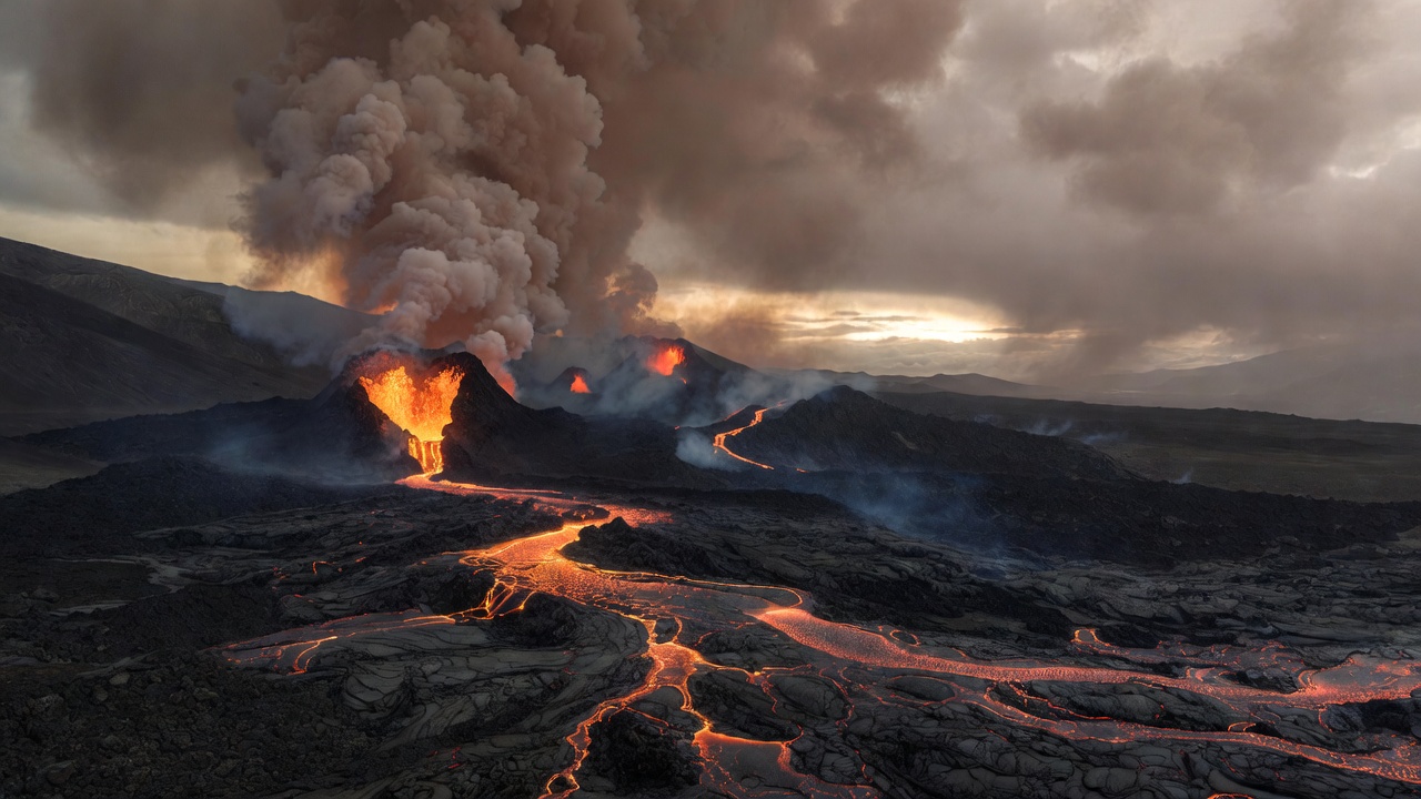 Landscape - Volcanic Wasteland