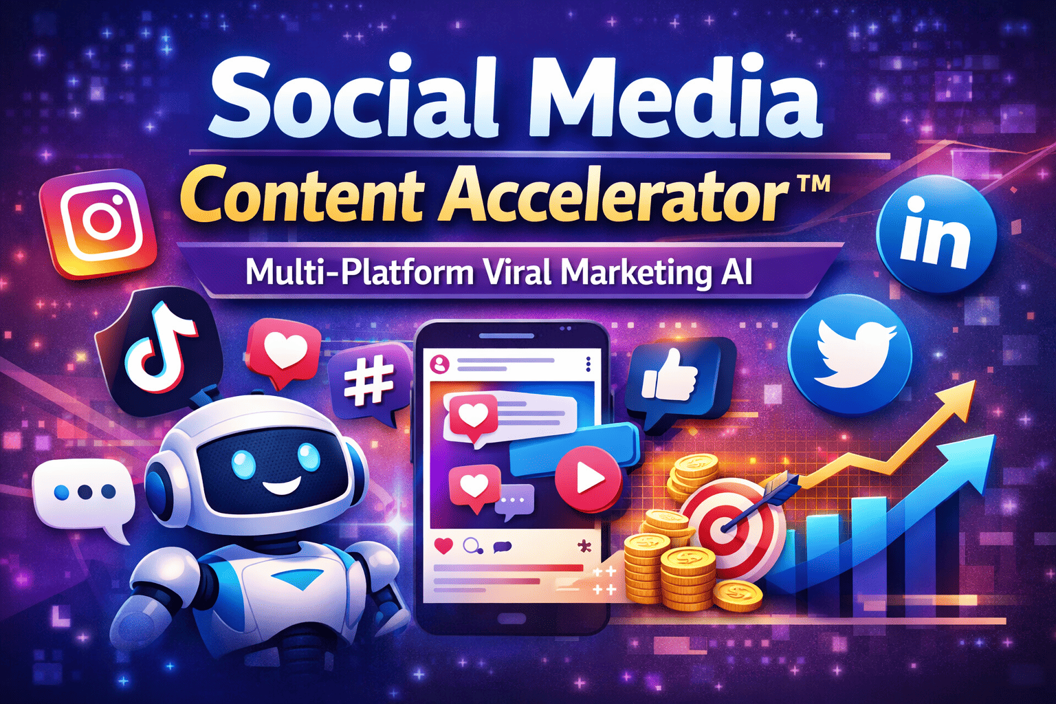 Social Media Content Accelerator™ – Multi-Platform Viral Marketing AI