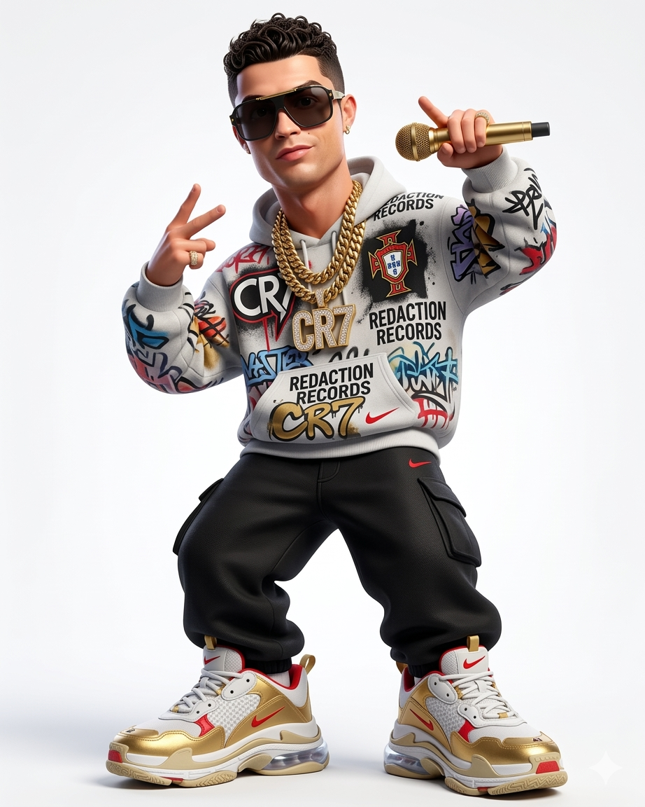 3D Rap Cartoon Character