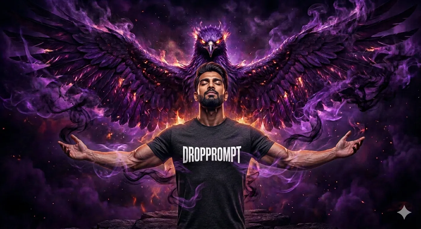 Phoenix Ascension – Surreal Cinematic Portrait