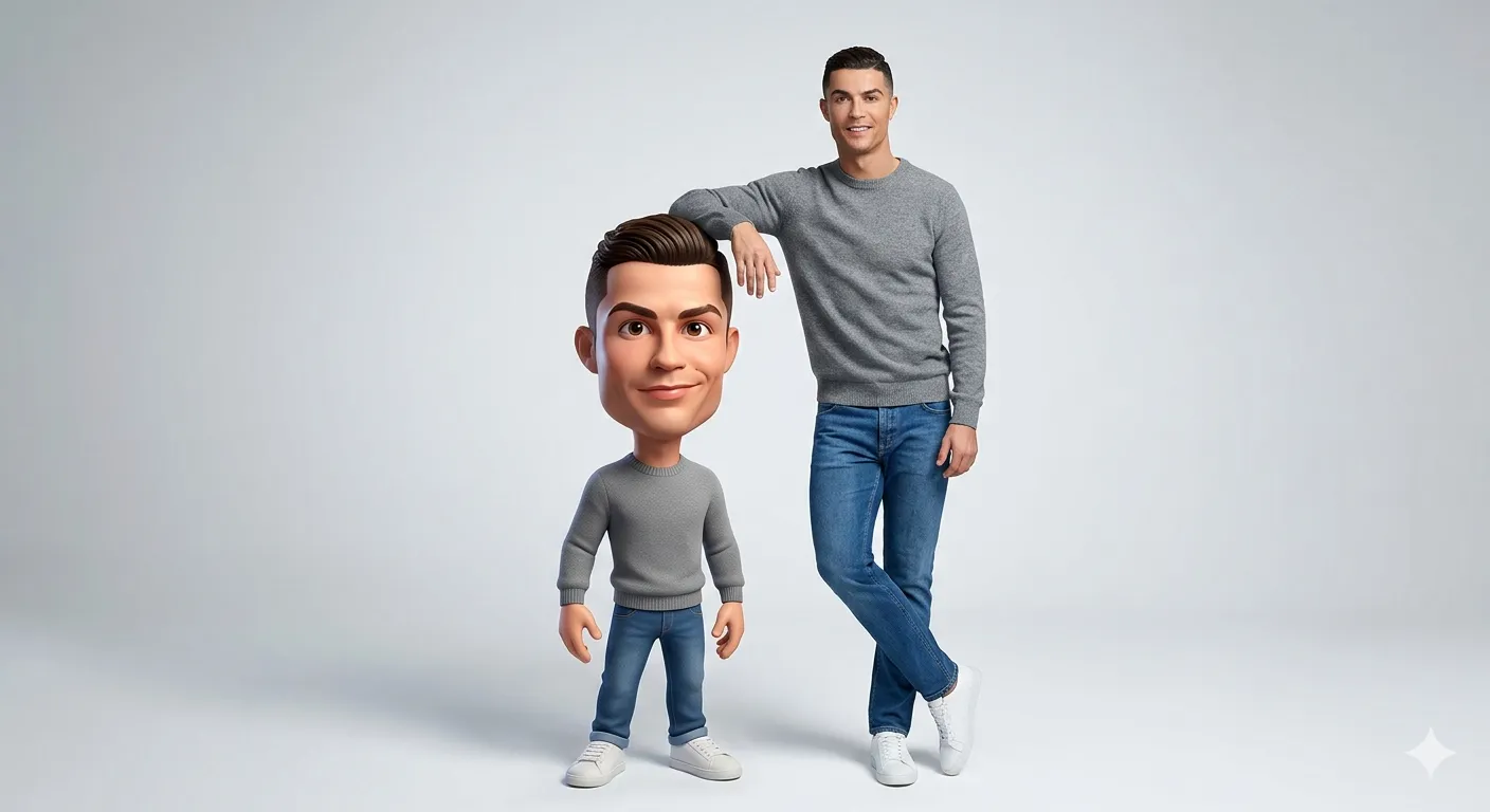 Real Meets Cartoon Duo