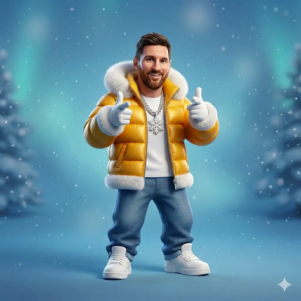 Winter Streetwear – Pixar‑Style 3D Cartoon