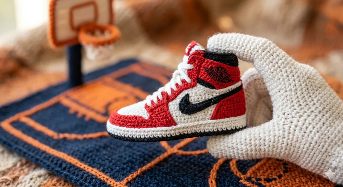 Amigurumi Air Jordan 1 – Macro Knit Sneaker