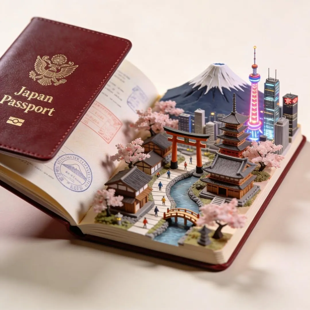 Passport to Miniature World – 3D Diorama Concept