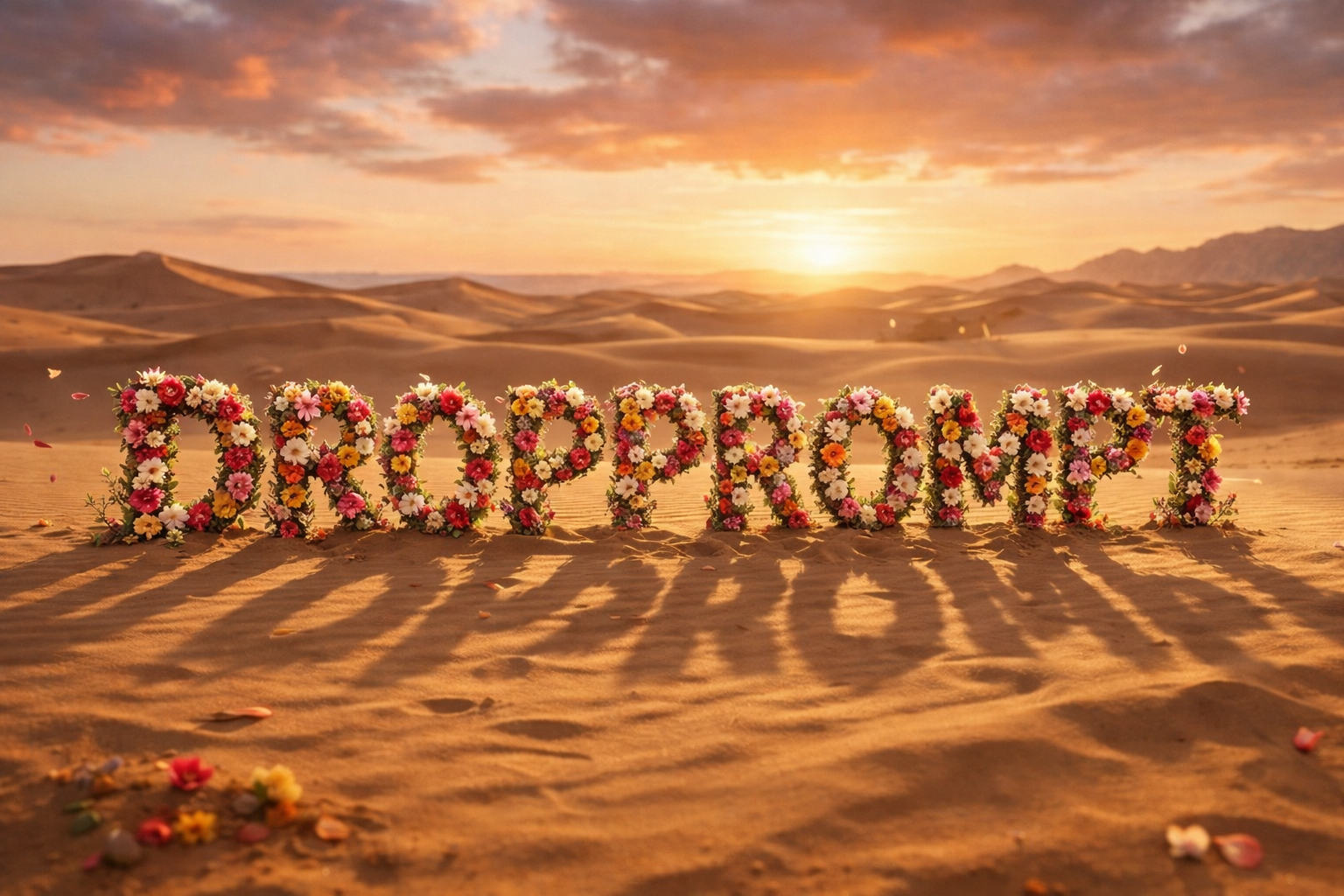 Desert Bloom Typography